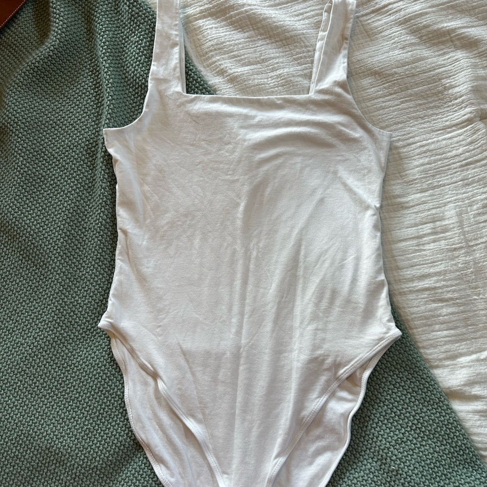 White Old Navy Bodysuit